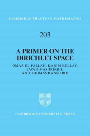 Cover of the book A Primer on the Dirichlet Space by Guido W. Imbens, Donald B. Rubin