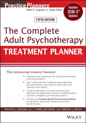 Book cover of The Complete Adult Psychotherapy Treatment Planner