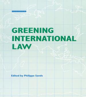 Cover of the book Greening International Law by Joyce M. Najita, James L. Stern