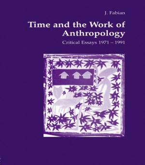 Cover of the book Time and the Work of Anthropology by Anthony Vito