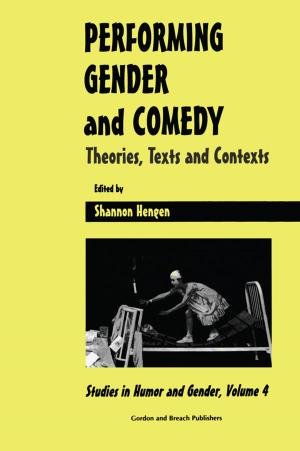 Cover of the book Performing Gender and Comedy: Theories, Texts and Contexts by Alan Weiss