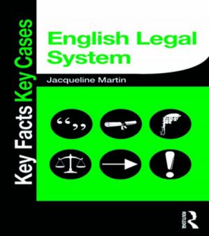Cover of the book English Legal System by M.R. Ayers