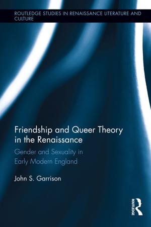 Book cover of Friendship and Queer Theory in the Renaissance