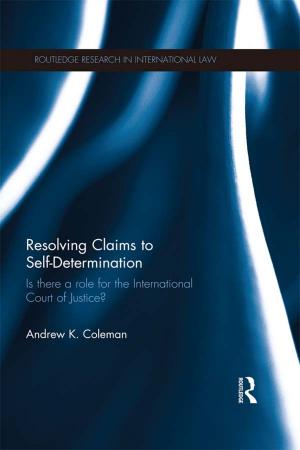 Book cover of Resolving Claims to Self-Determination