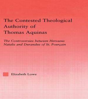 Cover of the book The Contested Theological Authority of Thomas Aquinas by James S. Grotstein