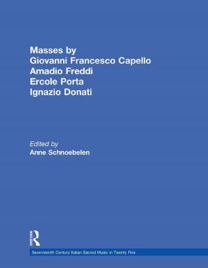 Cover of the book Masses by Giovanni Francesco Capello, Bentivoglio Lev, and Ercole Porta by Benedict J Tria Kerkvliet