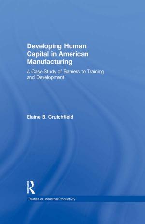 Cover of the book Developing Human Capital in American Manufacturing by Rolando V. del Carmen, Jeffery T. Walker