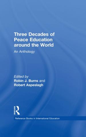 Book cover of Three Decades of Peace Education around the World
