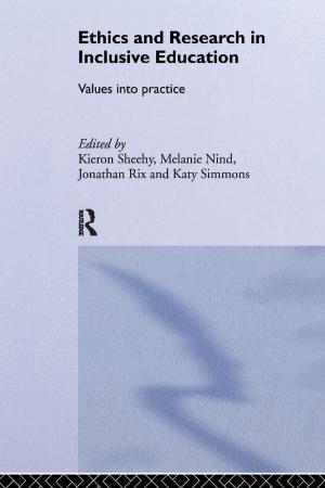 Cover of the book Ethics and Research in Inclusive Education by Michael Carley, Harry Smith