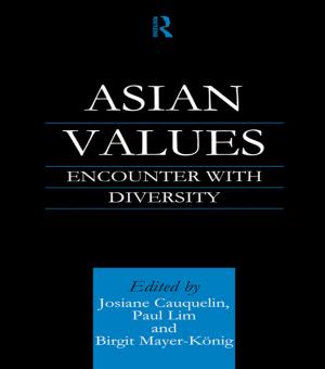 Cover of the book Asian Values by Dan Zahavi