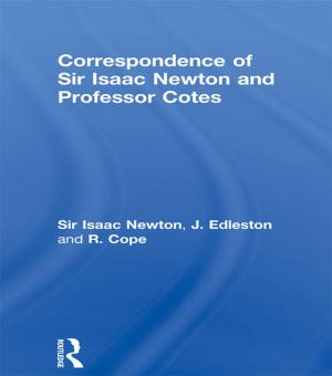 Book cover of Correspondence of Sir Isaac Newton and Professor Cotes