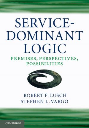 Cover of the book Service-Dominant Logic by Stephen Greenblatt, Ines Županov, Reinhard Meyer-Kalkus, Heike Paul, Pál Nyíri, Frederike Pannewick