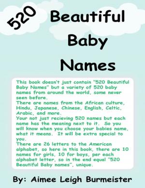 Cover of the book 520 Beautiful Baby Names by Dr Sanjay Sharad Palsule