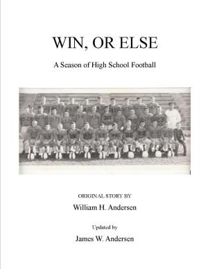 Cover of the book Win, or Else by Oliver Strong