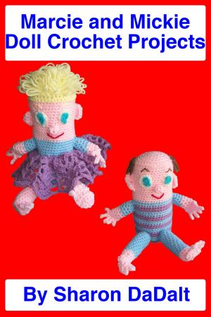 Book cover of Marcie and Mickie Doll Crochet Projects