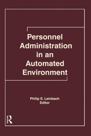 Cover of the book Personnel Administration in an Automated Environment by Charles R. Stoner, Jason S. Stoner