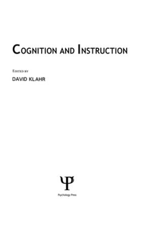 Cover of the book Cognition and Instruction by J. T. P. de Bruijn
