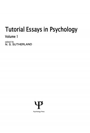 Cover of Tutorial Essays in Psychology