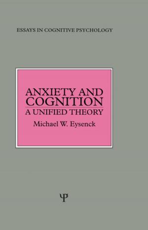 Book cover of Anxiety and Cognition