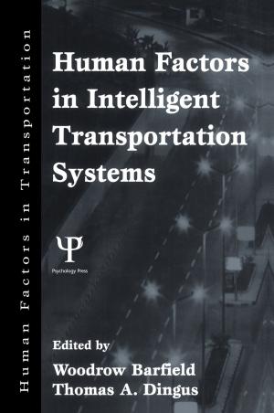 Cover of the book Human Factors in Intelligent Transportation Systems by Joseph D. Lichtenberg