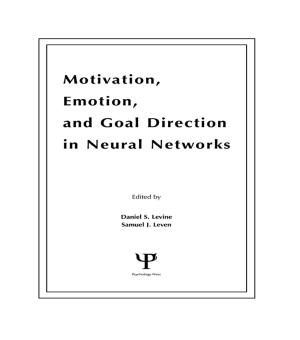 bigCover of the book Motivation, Emotion, and Goal Direction in Neural Networks by 