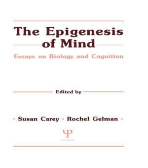 Cover of the book The Epigenesis of Mind by 