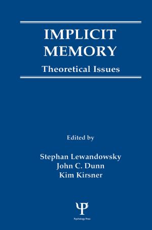 Cover of the book Implicit Memory by 