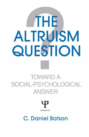 Cover of the book The Altruism Question by Bingjun Yang, Rui Wang