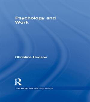 Cover of the book Psychology and Work by Nancy A. Gutierrez