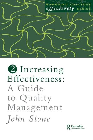 Cover of the book Increasing Effectiveness by Ricki Goldman-Segall, Ricki Goldman
