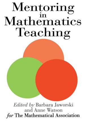 Cover of the book Mentoring In Mathematics Teaching by Yasuhiro Monden