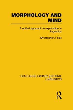 Cover of Morphology and Mind (RLE Linguistics C: Applied Linguistics)