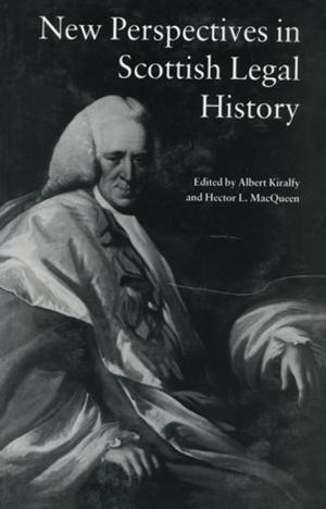 Cover of the book New Perspectives in Scottish Legal History by Mark Everson Davies, Hilary Swain