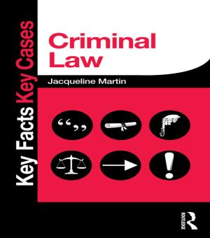 Cover of the book Criminal Law by Danielle Da Costa Leite Borges