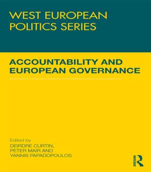Cover of the book Accountability and European Governance by Johs. Hjellbrekke