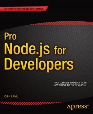 Cover of the book Pro Node.js for Developers by Wallace Wang
