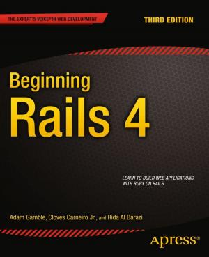 Cover of the book Beginning Rails 4 by Michael Rist, Albert J. Pizzica, PENHAGENCO  LLC