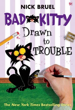 Cover of the book Bad Kitty Drawn to Trouble by Jen Arena