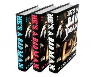 Cover of the book He's a Bad Man Bundle Books #1 - #3 by Leslie Wells