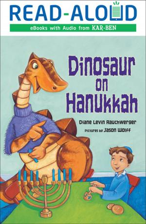 Cover of the book Dinosaur on Hanukkah by Gina Bellisario