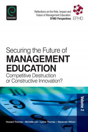 Book cover of Securing the Future of Management Education