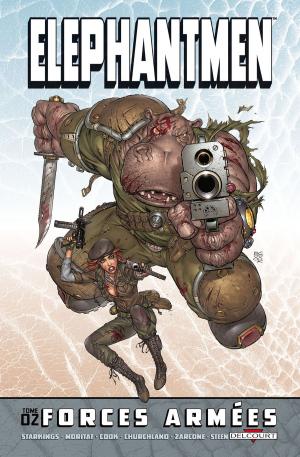 Cover of the book Elephantmen T02 by Robert Kirkman, Charlie Adlard, Stefano Gaudiano