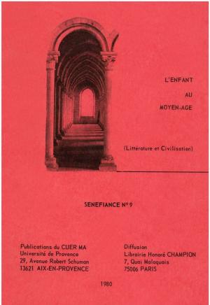 Cover of L'enfant au Moyen Âge