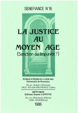 Cover of the book La justice au Moyen Âge by Valérie Gontero