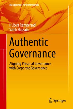 Book cover of Authentic Governance