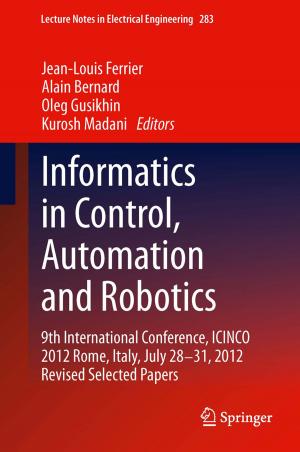 Cover of the book Informatics in Control, Automation and Robotics by Ton J. Cleophas, Aeilko H. Zwinderman
