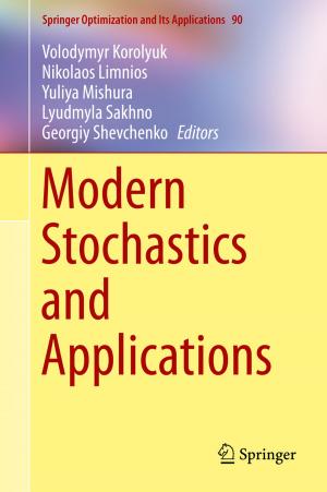Cover of the book Modern Stochastics and Applications by Deborah Niederer Saxon