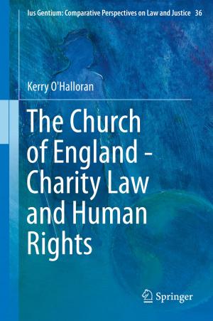 Book cover of The Church of England - Charity Law and Human Rights