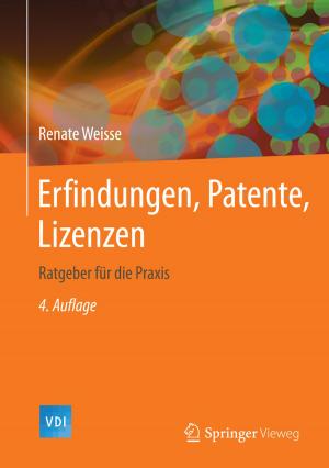 Cover of the book Erfindungen, Patente, Lizenzen by M. Simon, F. Pinet, M. Amiel, A. Rubet, J.-C. Froment