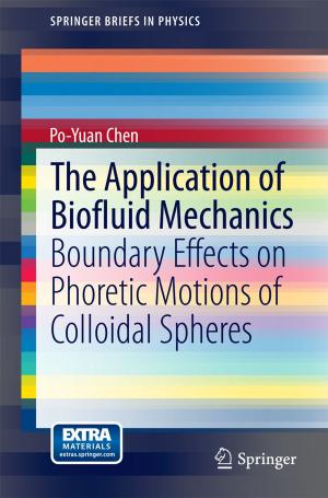 Cover of the book The Application of Biofluid Mechanics by Simone Schmidt